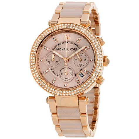 michael kors ladies watch parker mini|Michael Kors Watch mk5896.